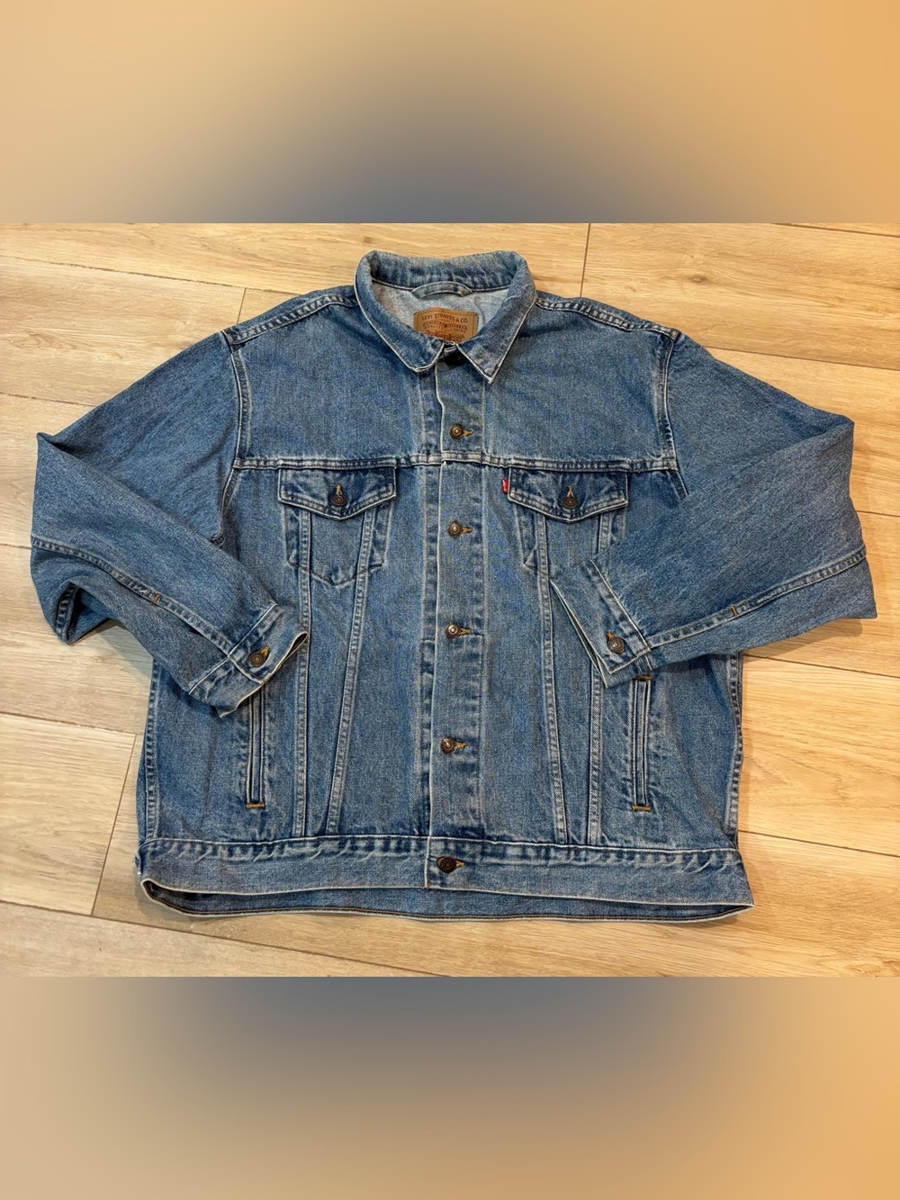 LEVI'S DENIM JACKET 70507-4890 XLARGE MADE IN USA VINTAGE Y2K 1994 Blue